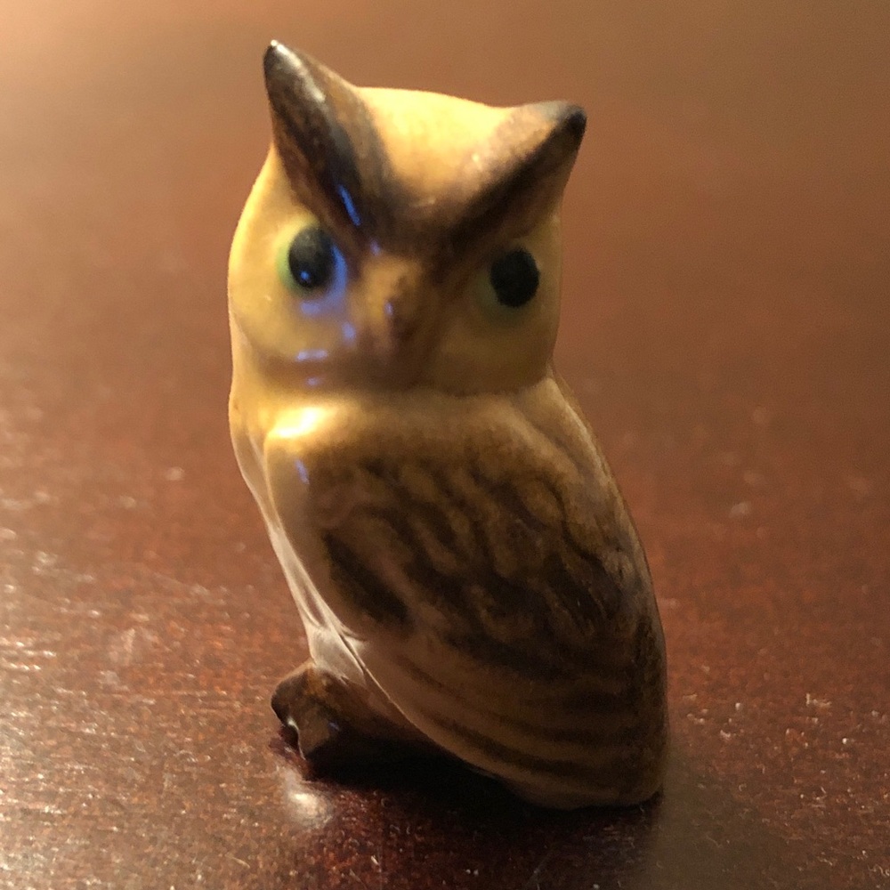 Vintage HAGEN RENAKER Miniature Owl Figurine
